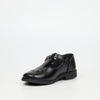 Genius Younger Girls T-Bar Leather School Shoe - Black footwear External