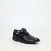 Genius Older Girls T-Bar Leather School Shoe - Black footwear External