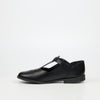 Genius Older Girls T-Bar Leather School Shoe - Black footwear External