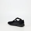 Genius Older Girls T-Bar Leather School Shoe - Black footwear External