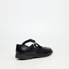 Genius Older Girls T-Bar Leather School Shoe - Black footwear External