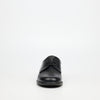 Genius Older Boys Lace Up Leather School Shoe - Black footwear External