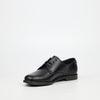 Genius Older Boys Lace Up Leather School Shoe - Black footwear External