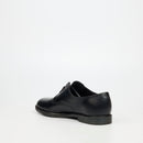 Genius Mens Lace Up Leather School Shoe - Black footwear External