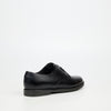 Genius Mens Lace Up Leather School Shoe - Black footwear External