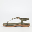 Butterfly Feet Geri 1 Shoe - Olive footwear Butterfly Feet