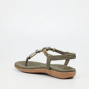 Butterfly Feet Geri 1 Shoe - Olive footwear Butterfly Feet