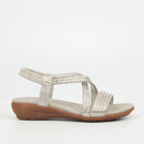 Butterfly Feet Geri 4 Shoe - Silver footwear Butterfly Feet