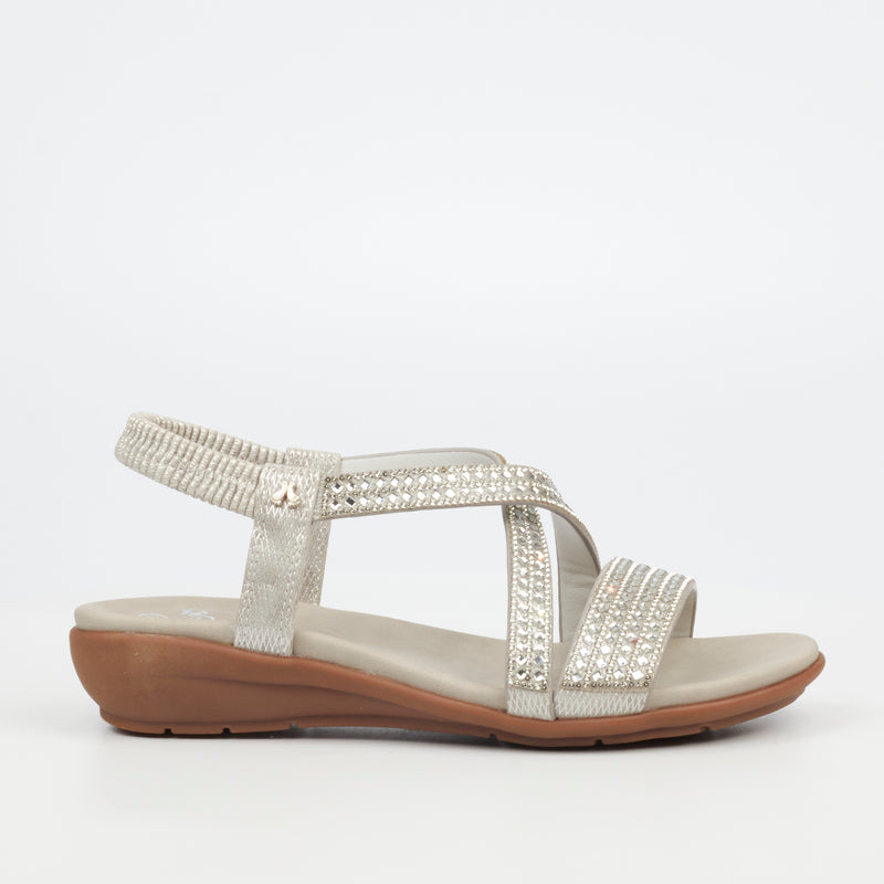 Butterfly Feet Geri 4 Shoe - Silver