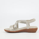 Butterfly Feet Geri 4 Shoe - Silver footwear Butterfly Feet