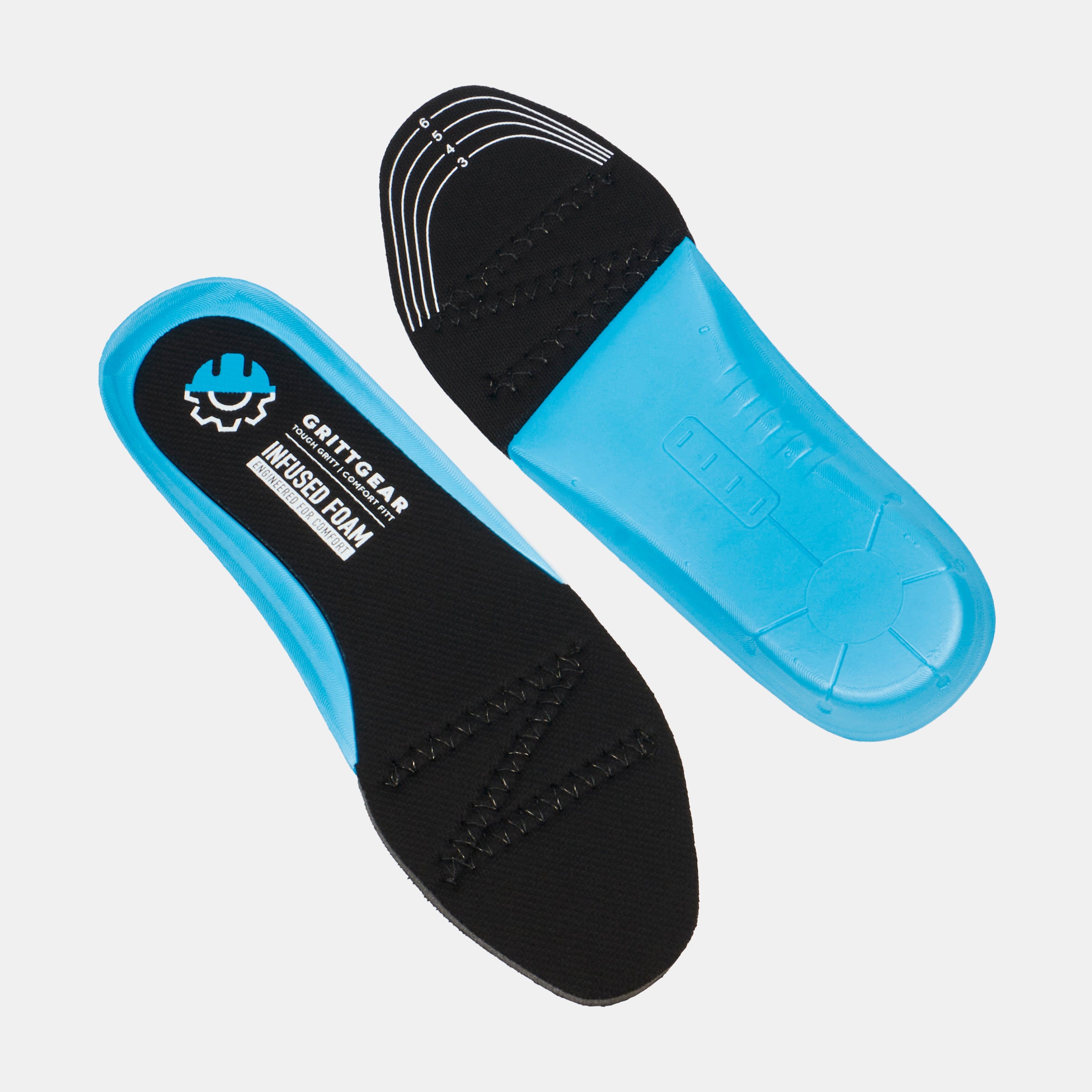 Grittgear Infused Foam Sock Size 3-7 safety Grittgear