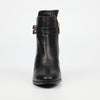 Nicci Tyler Gisele 1 Genuine Smooth Leather Ankle Boot - Black footwear Nicci Tyler