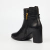 Nicci Tyler Gisele 1 Genuine Smooth Leather Ankle Boot - Black footwear Nicci Tyler