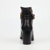 Nicci Tyler Gisele 1 Genuine Smooth Leather Ankle Boot - Black footwear Nicci Tyler