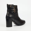 Nicci Tyler Gisele 1 Genuine Smooth Leather Ankle Boot - Black footwear Nicci Tyler