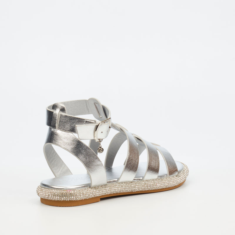 Miss Black Glisten 1 Sandal - Silver footwear Miss Black   