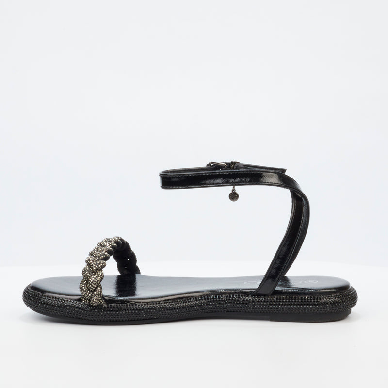 Miss Black Glisten 2 Sandal - Black footwear Miss Black   