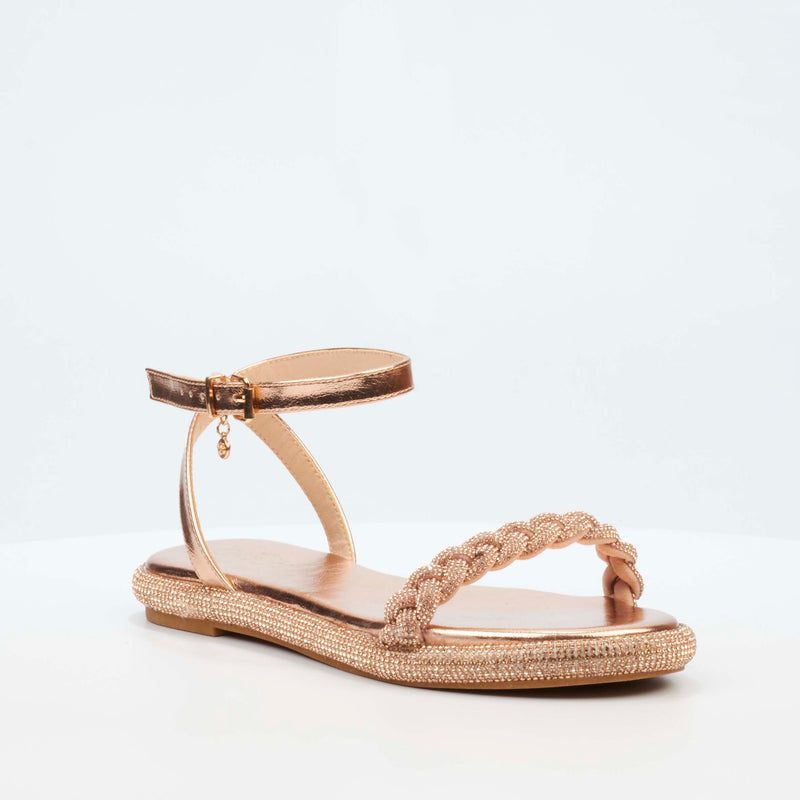 Miss Black Glisten 2 Sandal - Rose Gold footwear Miss Black   