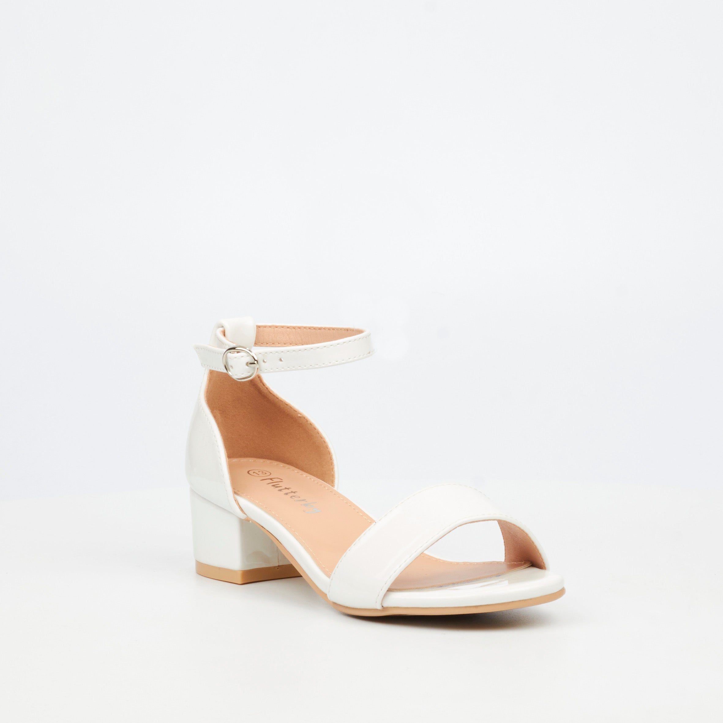 Flutterby Gracie 1 Heel - White