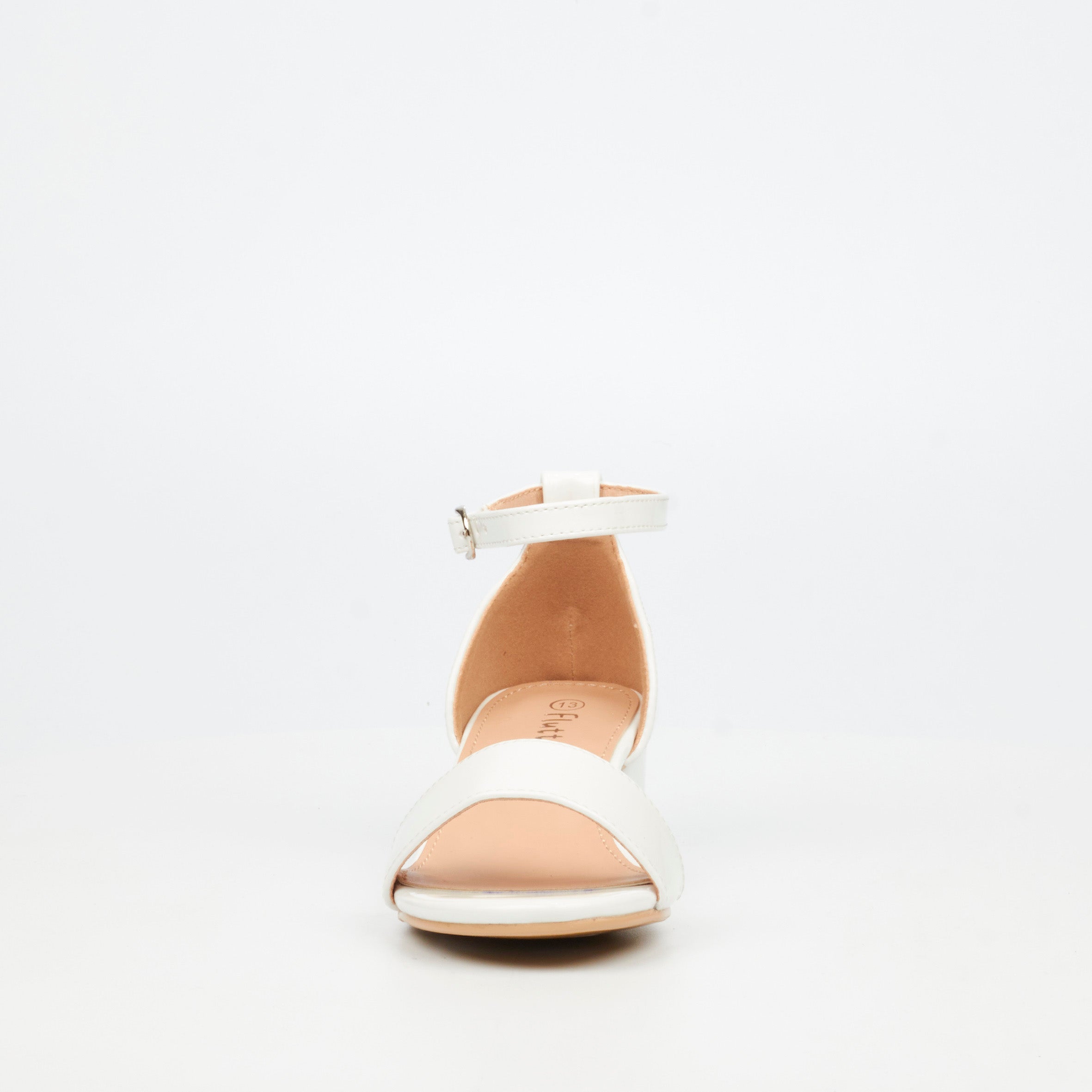 Flutterby Gracie 1 Heel - White