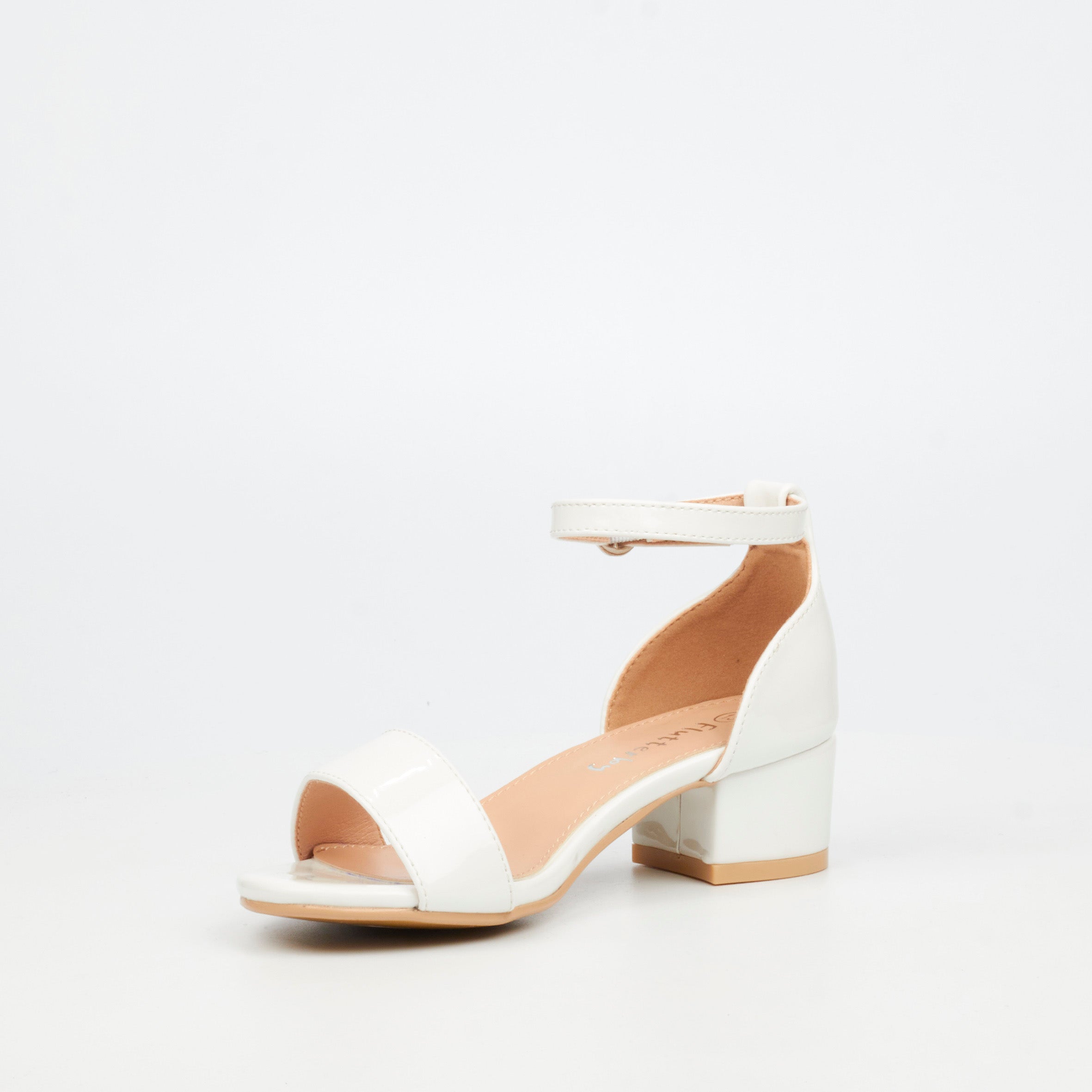 Flutterby Gracie 1 Heel - White