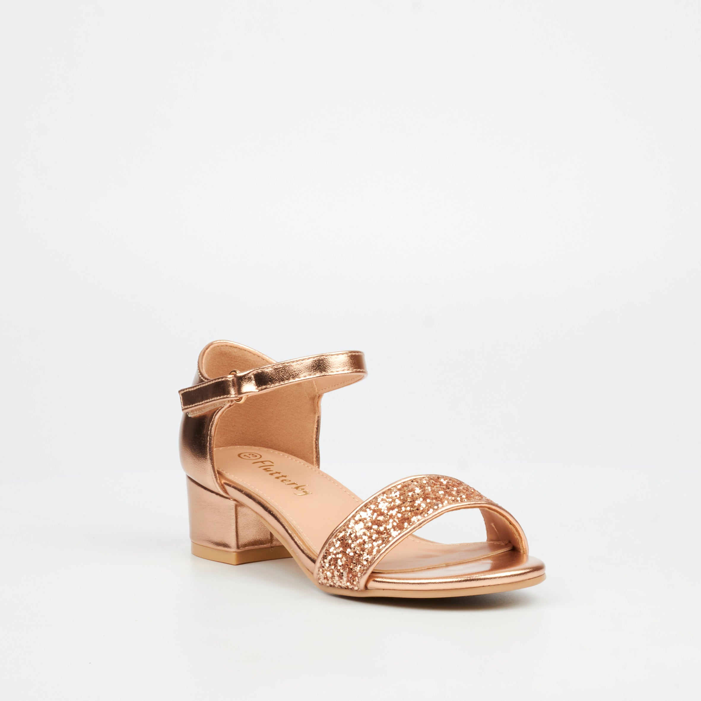 Flutterby Gracie 2 Heel - Rose Gold