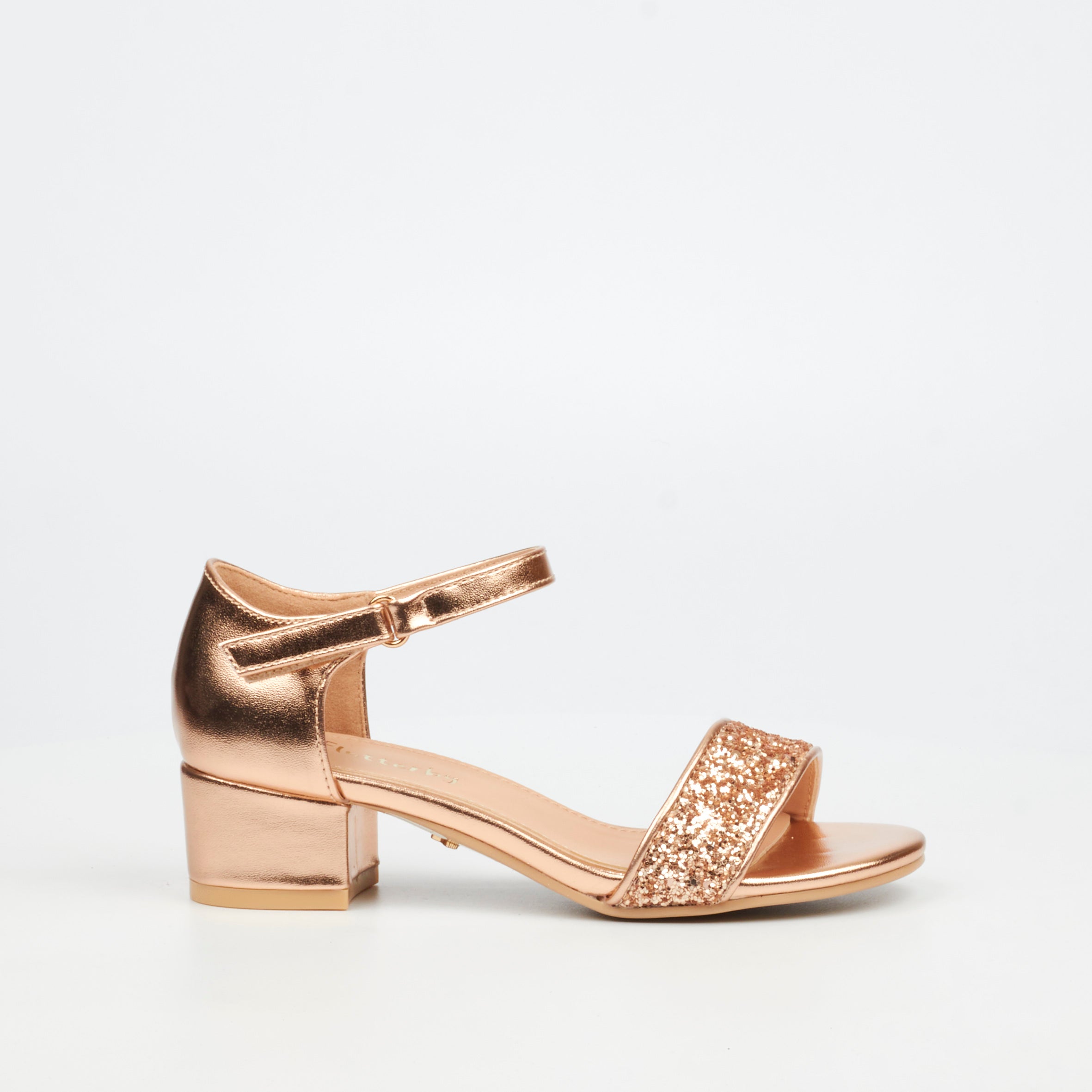 Flutterby Gracie 2 Heel - Rose Gold