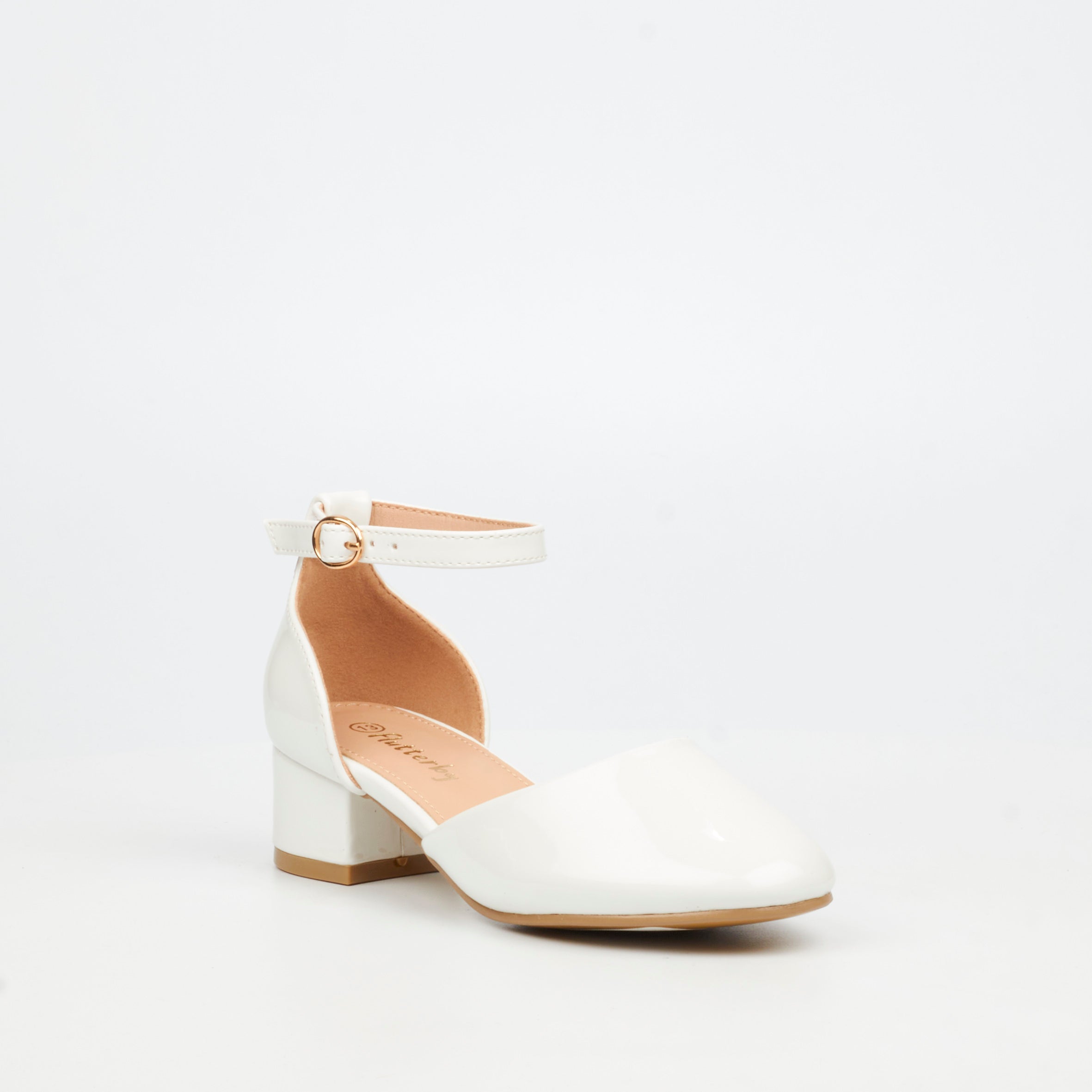 Flutterby Gracie 3 Heel - White