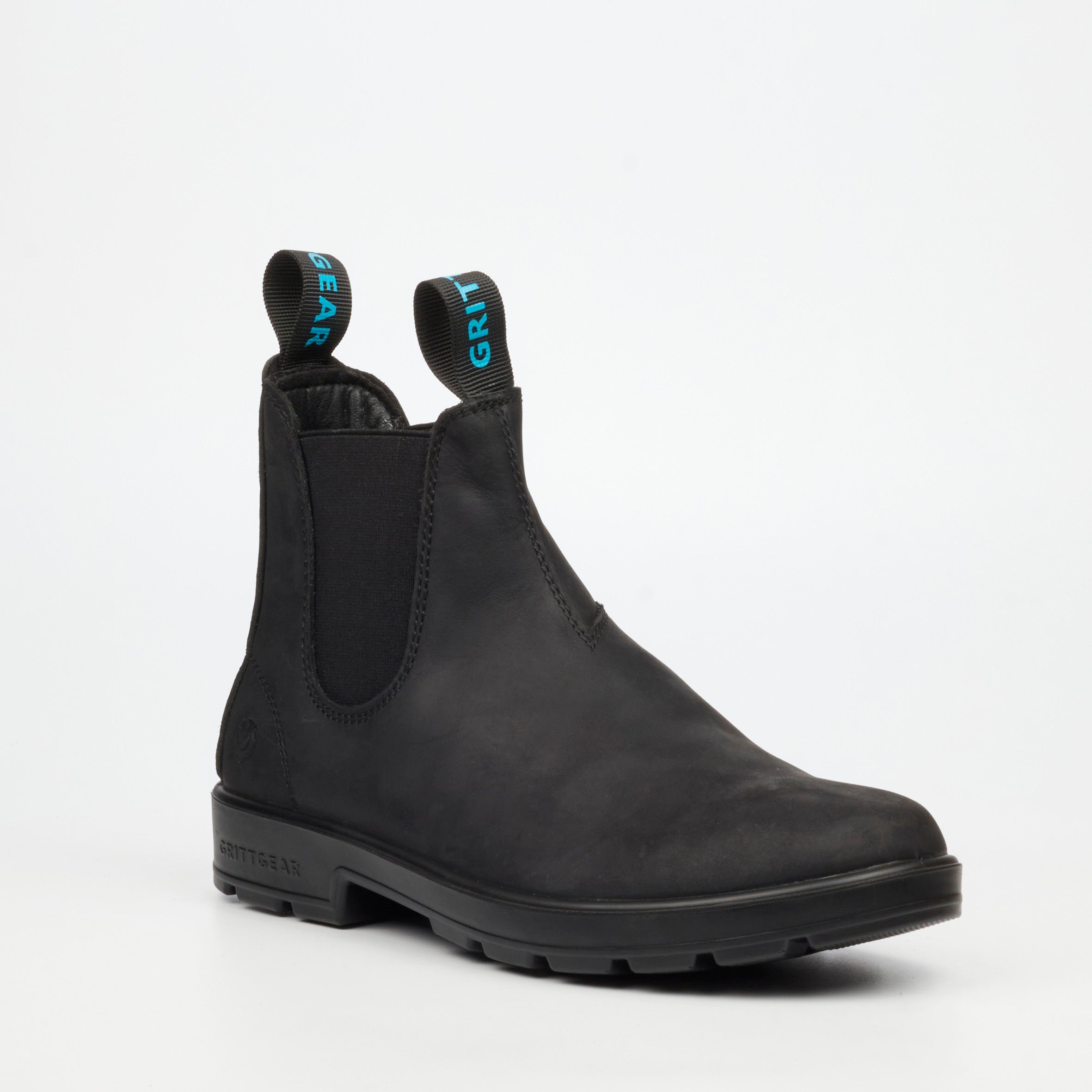 Grittgear Granite 1 Crazy Horse Leather Safety Boot - Black safety Grittgear