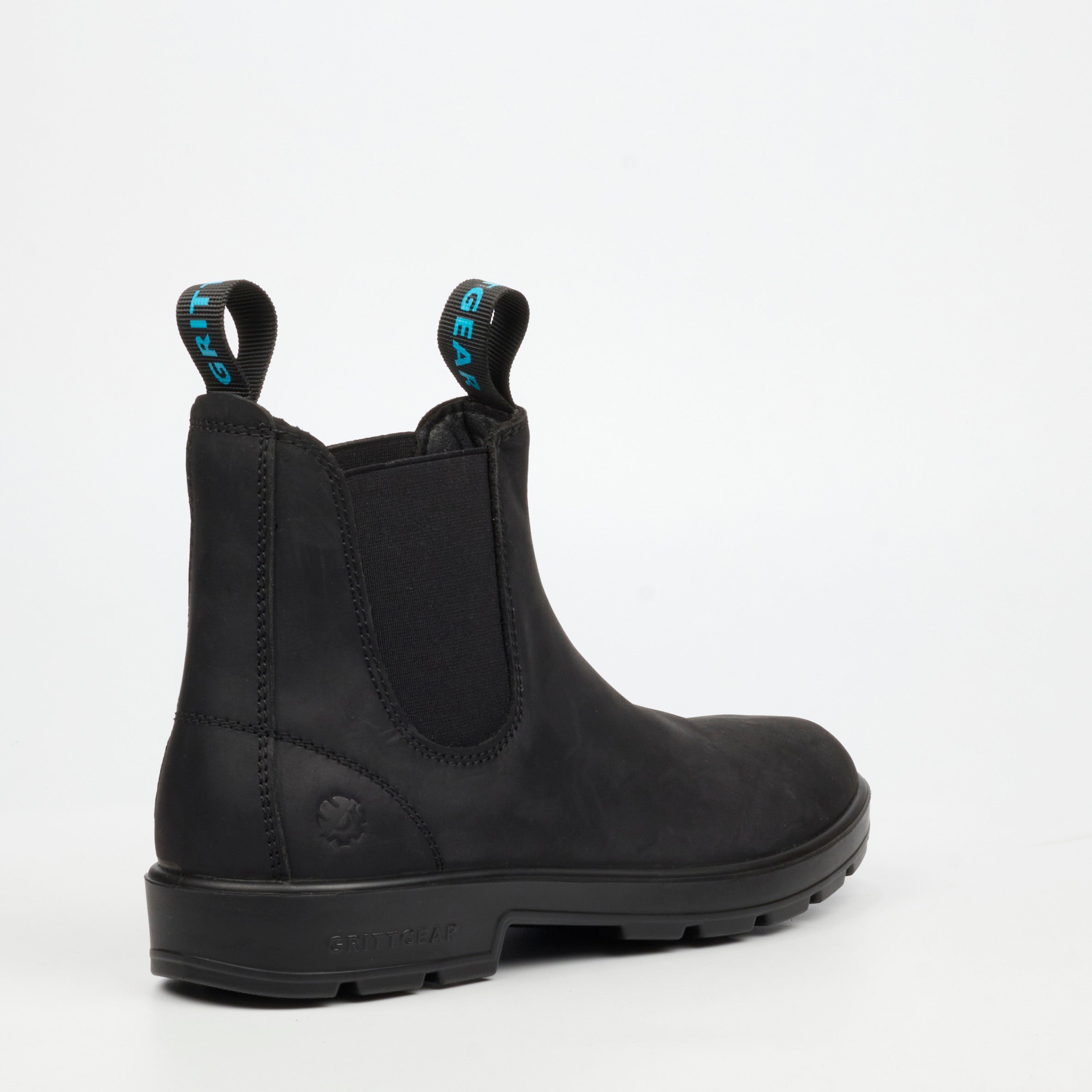 Grittgear Granite 1 Crazy Horse Leather Safety Boot - Black safety Grittgear