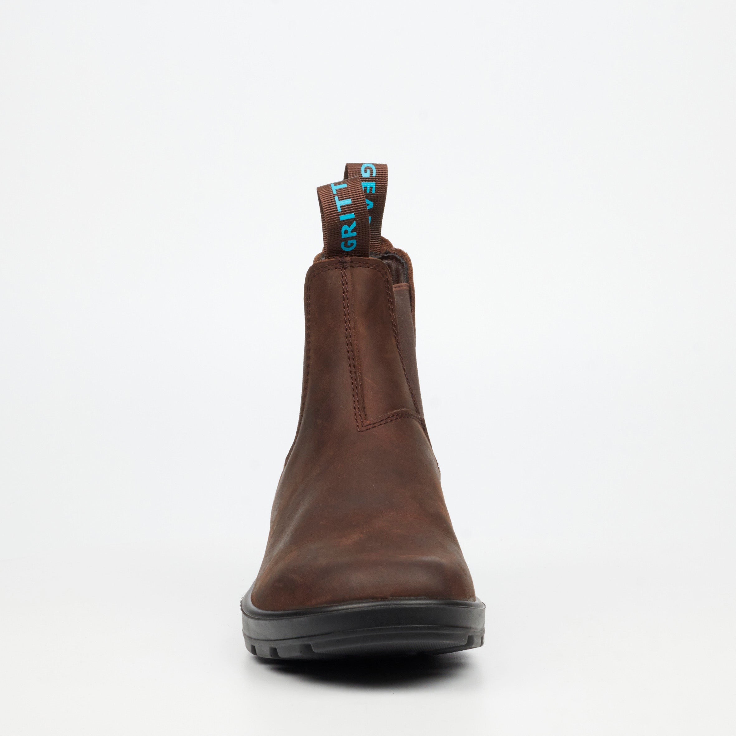 Grittgear Granite 1 Crazy Horse Leather Safety Boot - Chocolate safety Grittgear