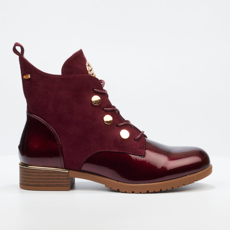 Miss Black Hadar 11 Ankle Boot - Wine footwear Miss Black   