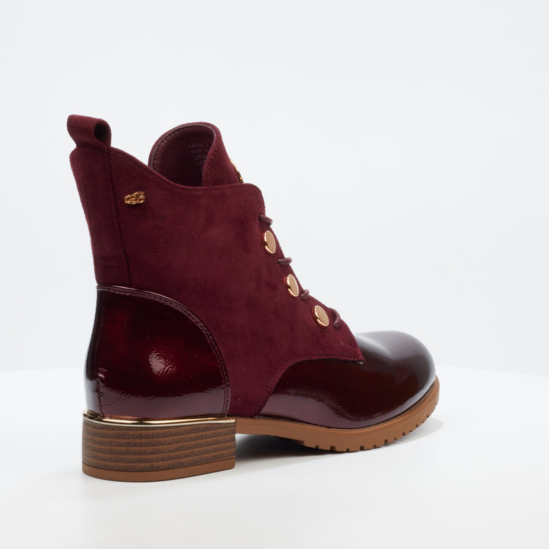 Miss Black Hadar 11 Ankle Boot - Wine footwear Miss Black   