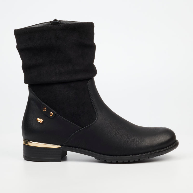 Miss Black Hadar 12 Ankle Boot - Black footwear Miss Black