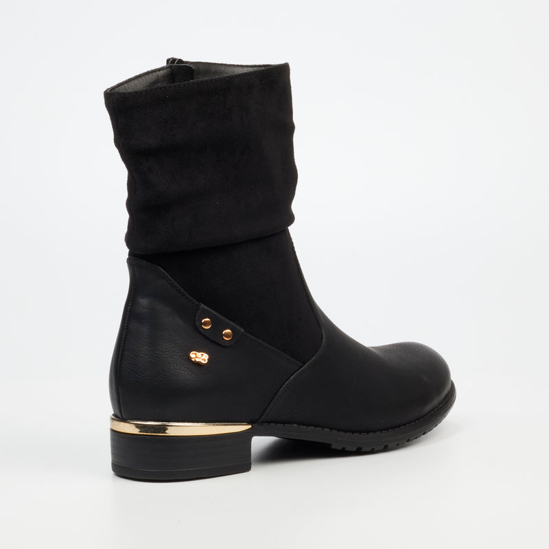 Miss Black Hadar 12 Ankle Boot - Black footwear Miss Black