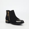Miss Black Hadar 1 Ankle Boot - Black footwear Miss Black