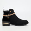 Miss Black Hadar 20 Ankle Boot - Black footwear Miss Black