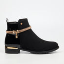 Miss Black Hadar 20 Ankle Boot - Black footwear Miss Black