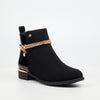 Miss Black Hadar 20 Ankle Boot - Black footwear Miss Black