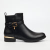 Miss Black Hadar 21 Ankle Boot - Black footwear Miss Black
