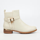 Miss Black Hadar 21 Ankle Boot - Bone footwear Miss Black