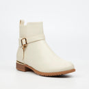 Miss Black Hadar 21 Ankle Boot - Bone footwear Miss Black