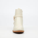 Miss Black Hadar 21 Ankle Boot - Bone footwear Miss Black