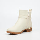 Miss Black Hadar 21 Ankle Boot - Bone footwear Miss Black