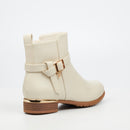 Miss Black Hadar 21 Ankle Boot - Bone footwear Miss Black