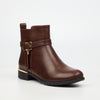 Miss Black Hadar 21 Ankle Boot - Chocolate footwear Miss Black