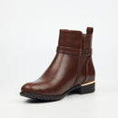 Miss Black Hadar 21 Ankle Boot - Chocolate footwear Miss Black