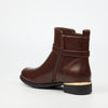 Miss Black Hadar 21 Ankle Boot - Chocolate footwear Miss Black