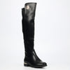 Miss Black Hadar 25 High Boots Faux Leather - Black footwear Miss Black