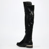 Miss Black Hadar 25 High Boots Faux Leather - Black footwear Miss Black